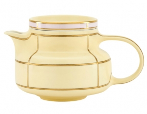 Ginori Diva Giallo Teapot w/ Cover - 27 oz.